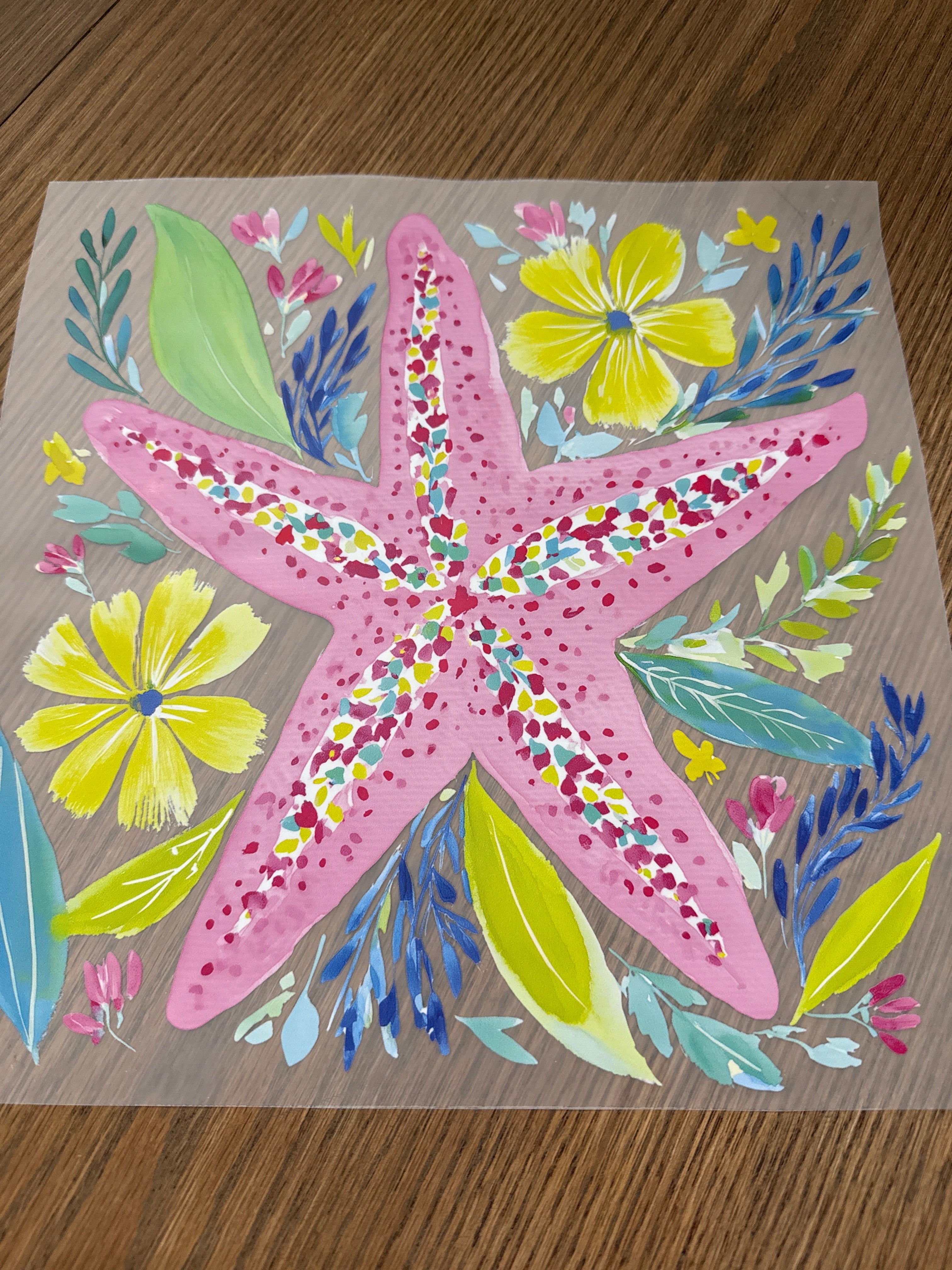 Floral starfish