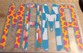 MAMA cheetah checkered pink/teal