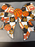 Checkered basketball
