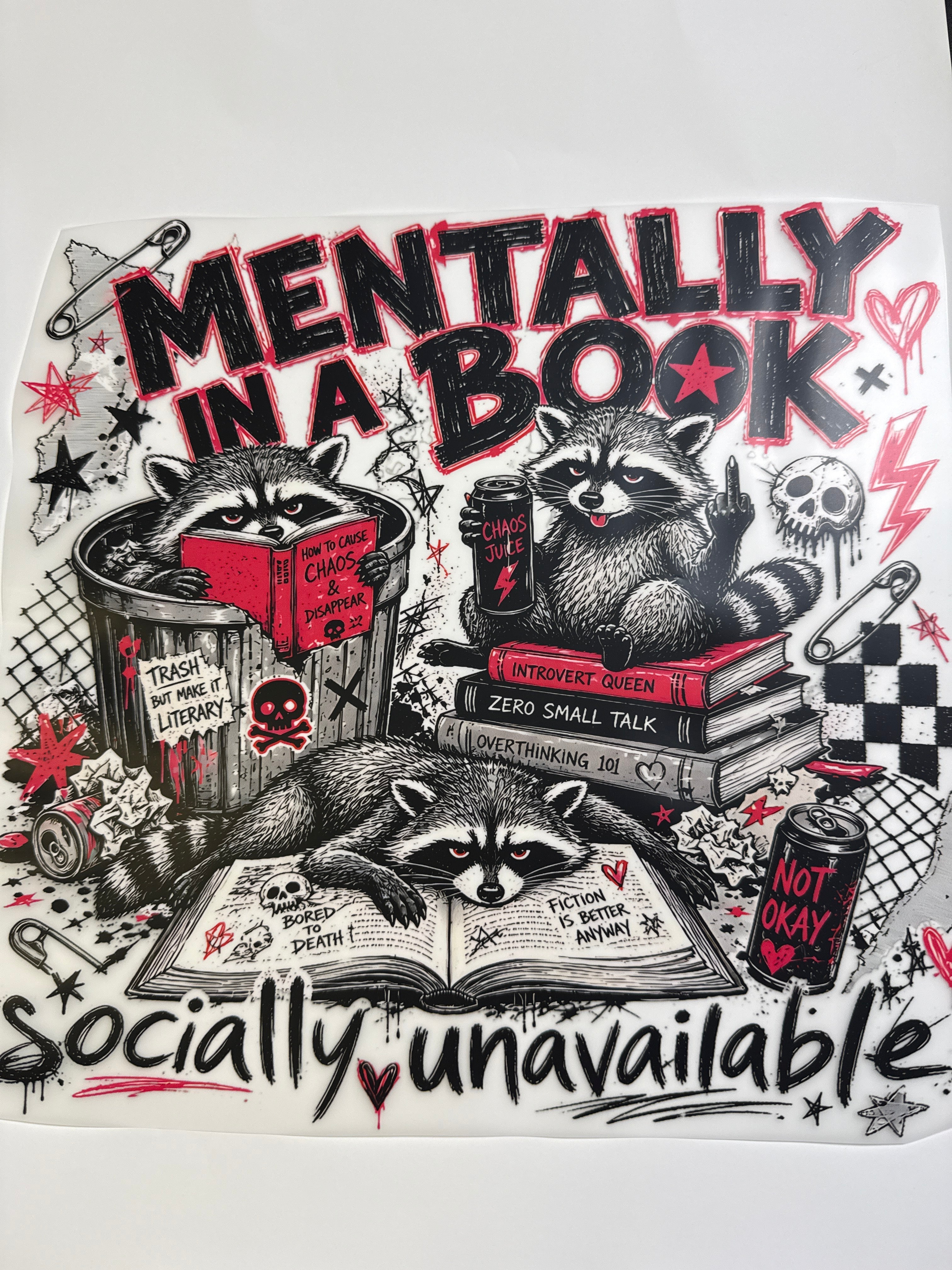 Mentally in a book