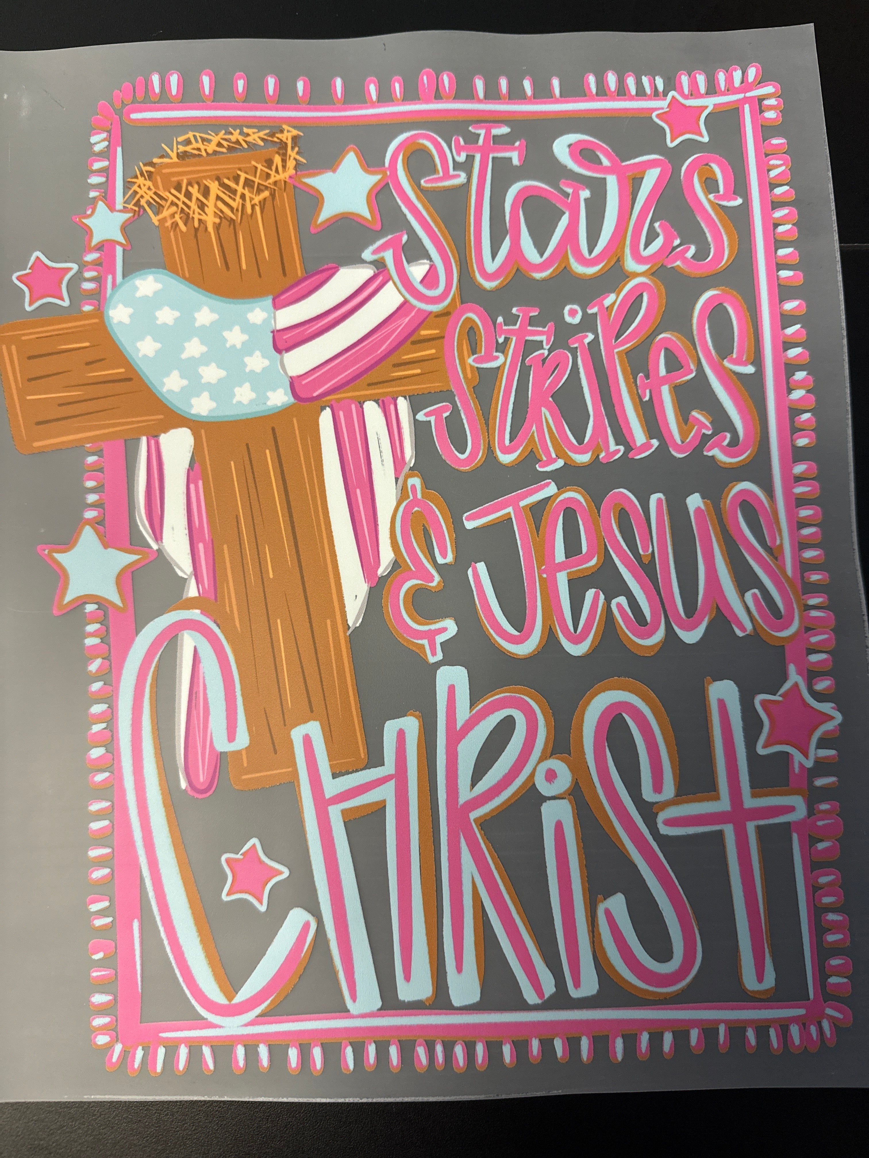 Stars stripes & Jesus Christ
