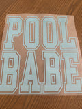Pool babe