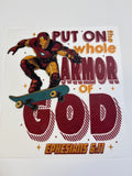 Put on the whole armor of God