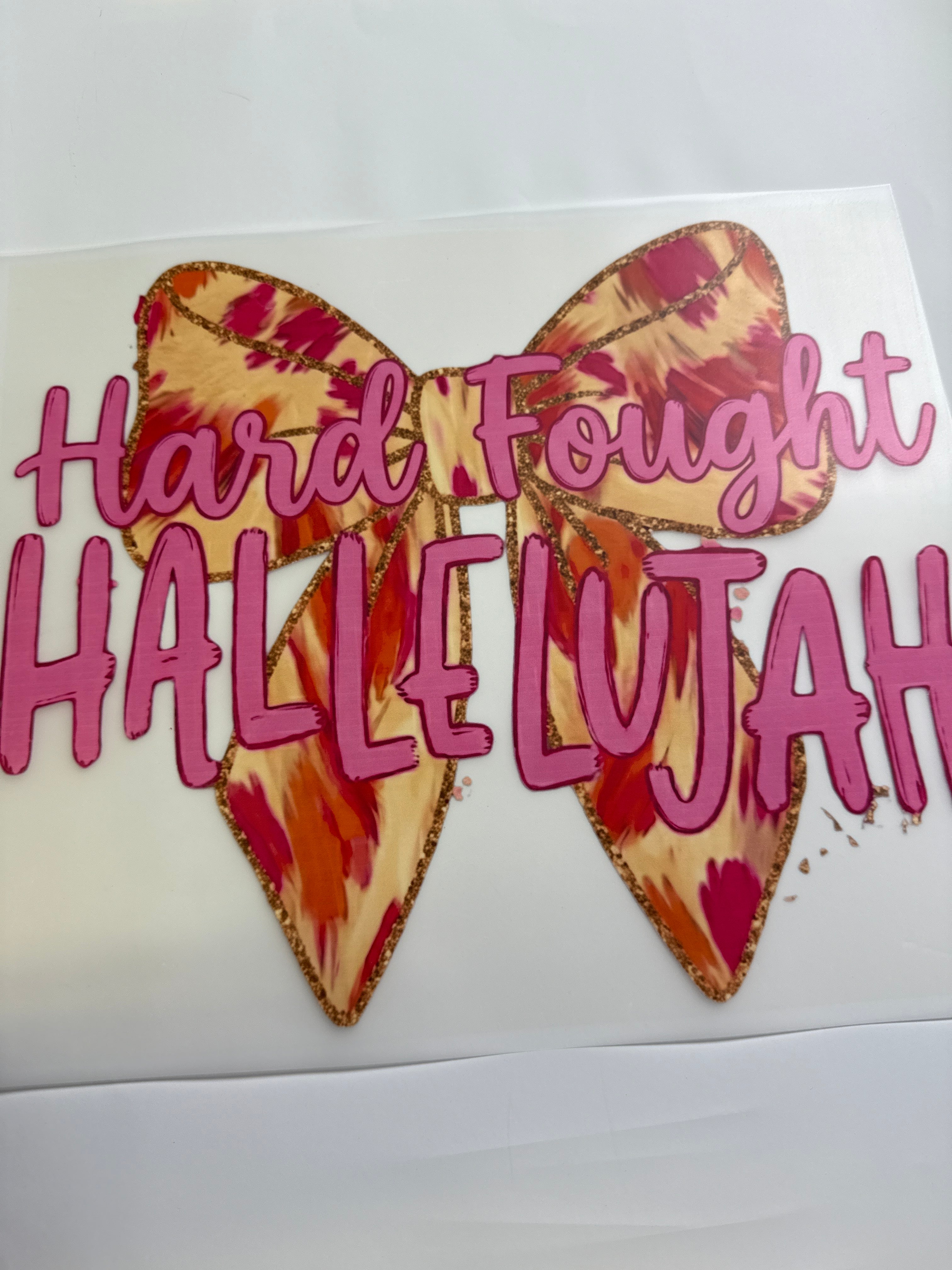 Hard fought hallelujah
