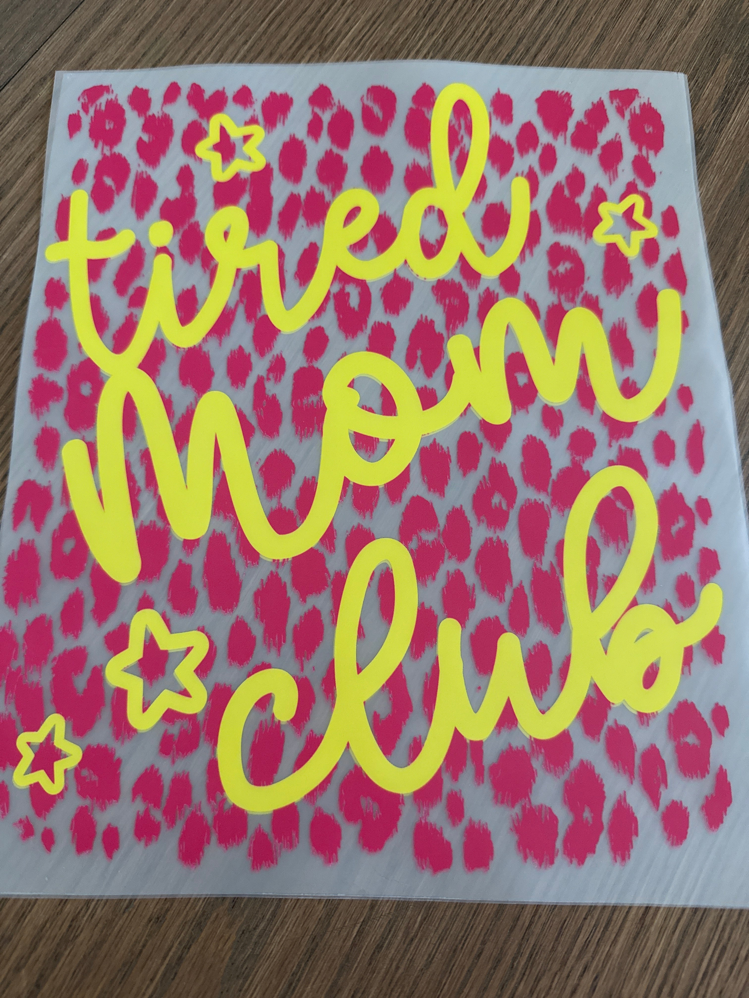Tired mom club