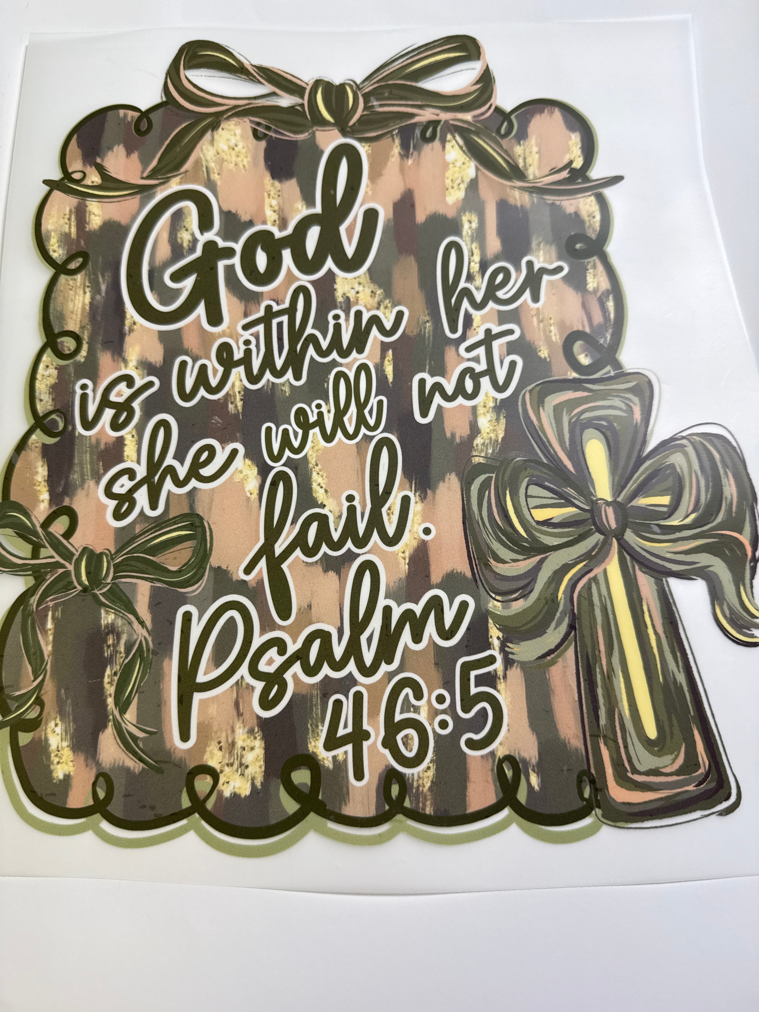 God is within her