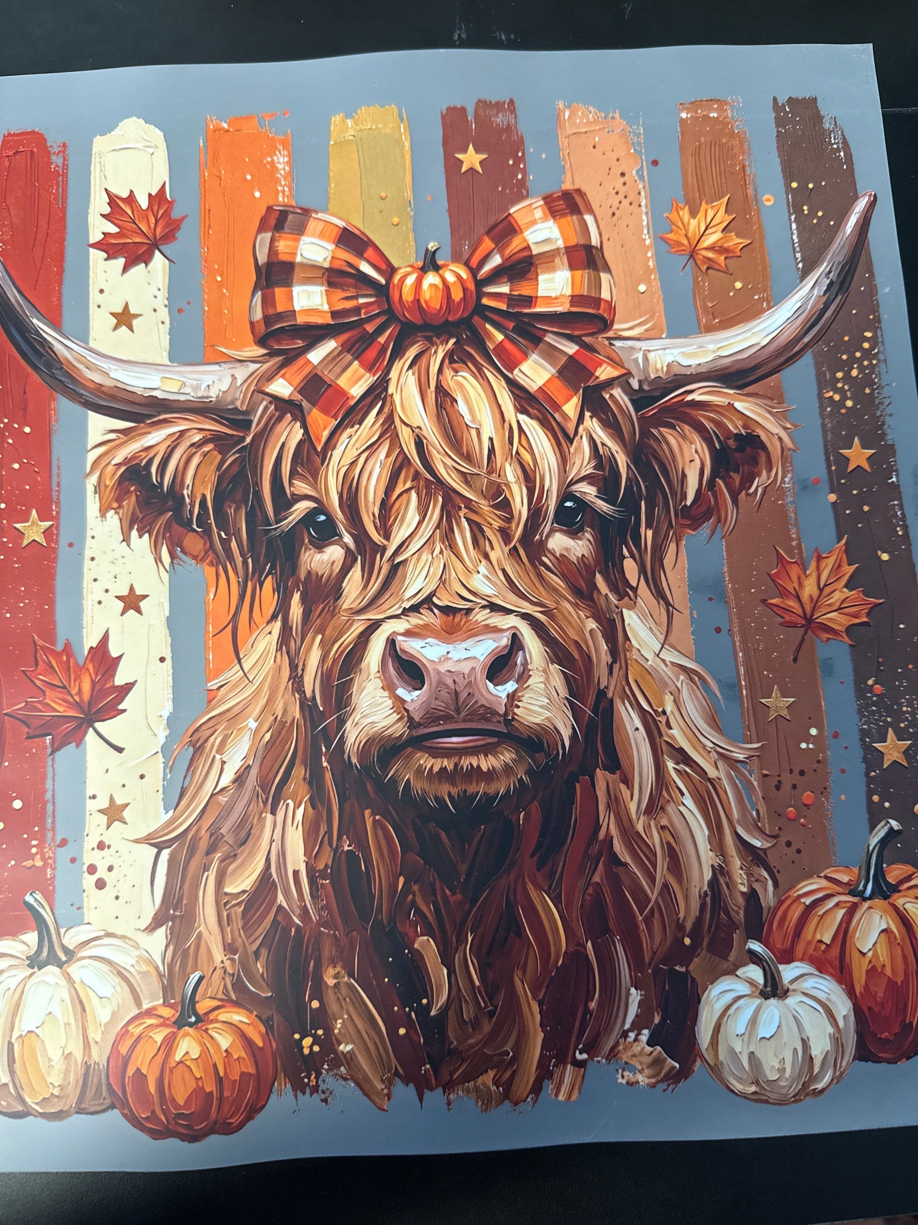 Fall cow