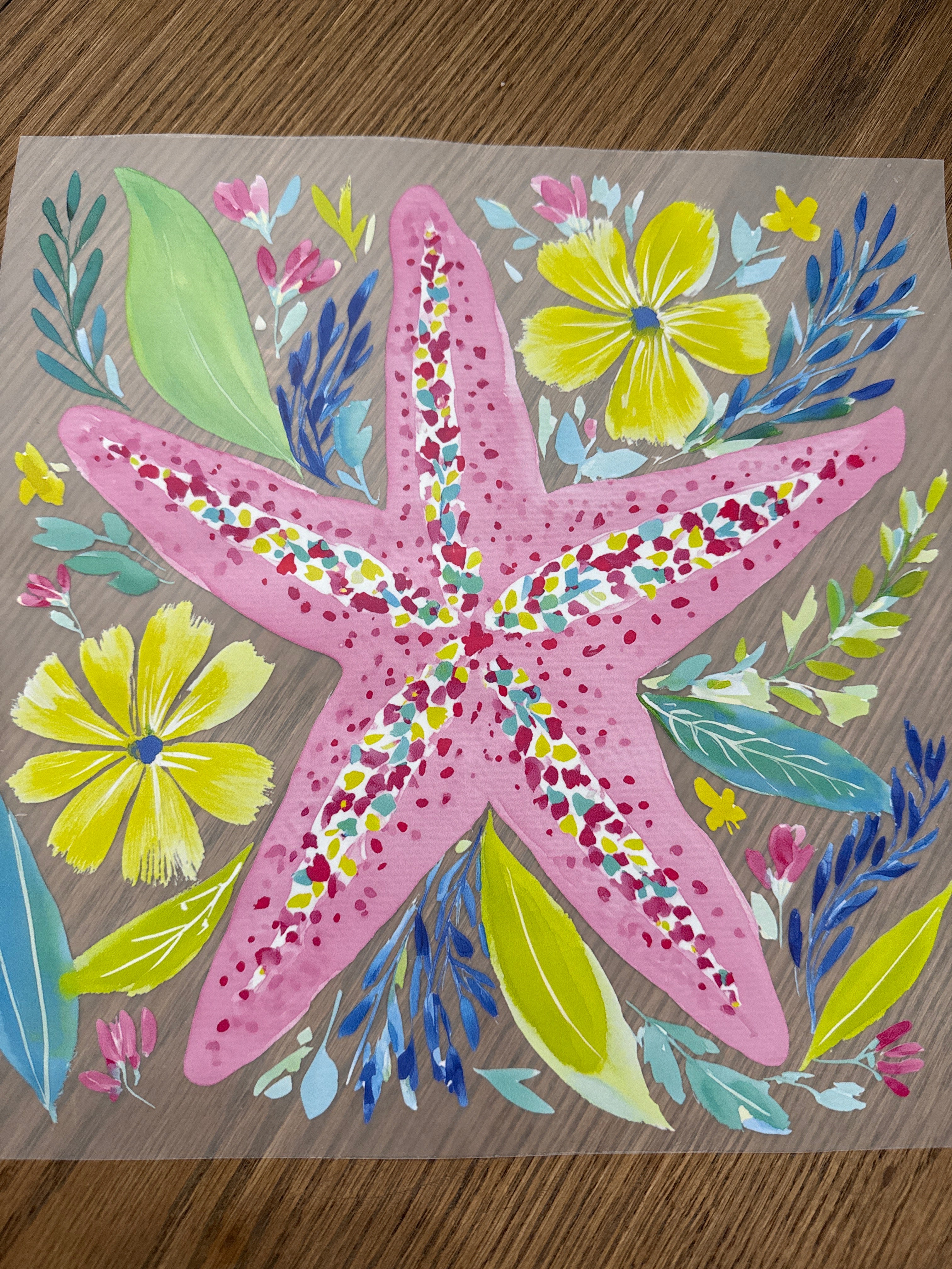 Floral starfish