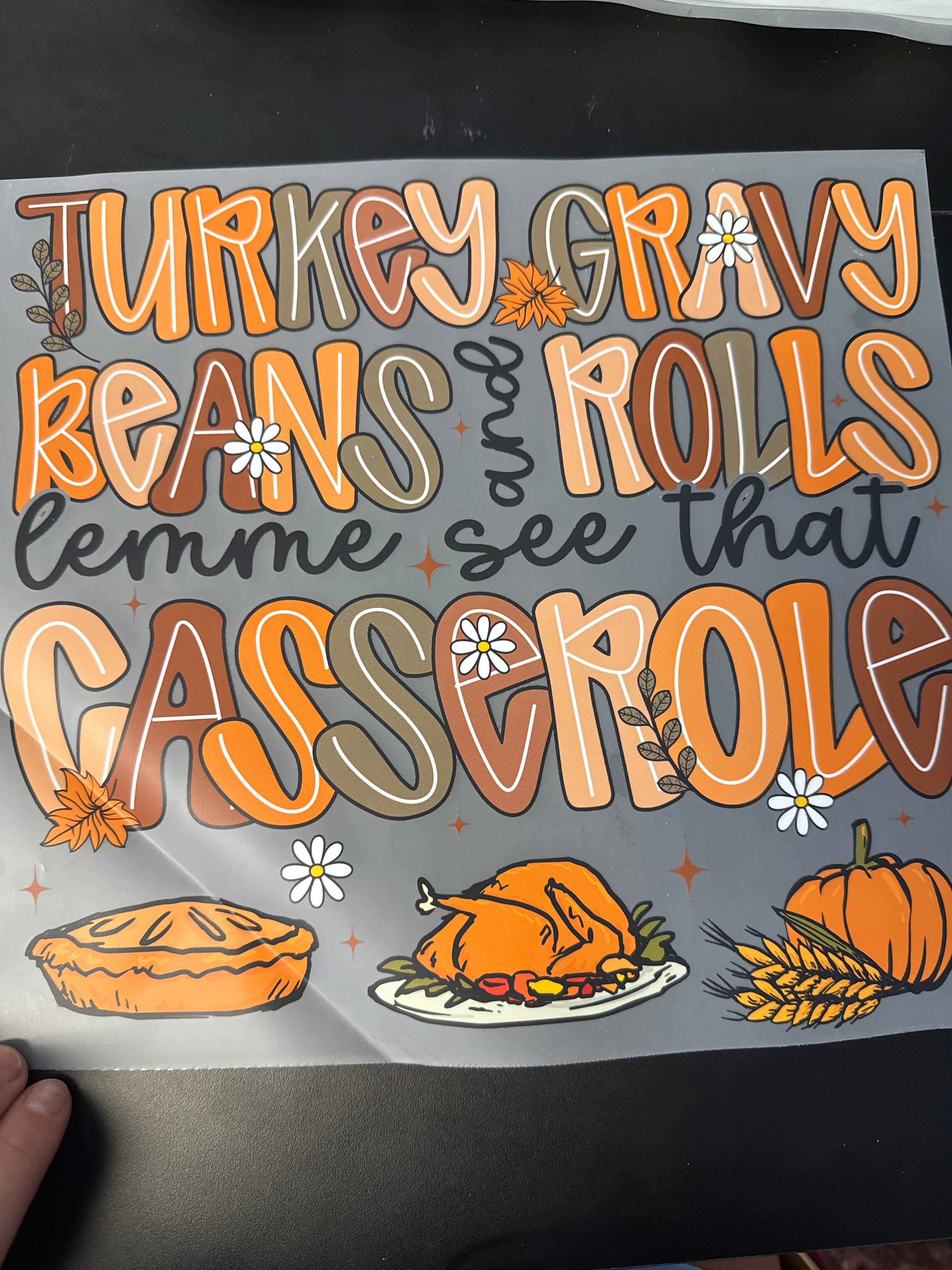 Lemme see that casserole
