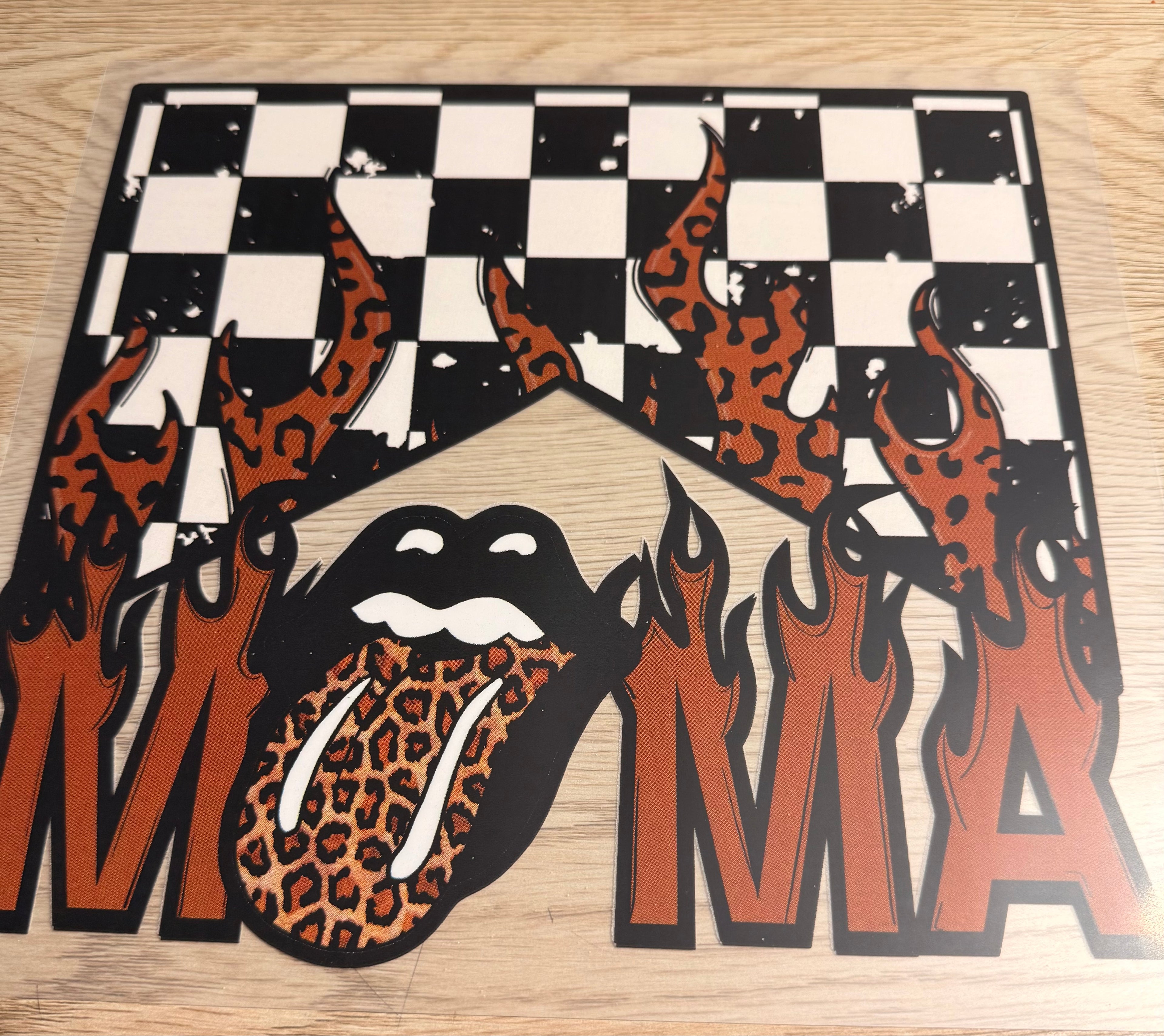 Cheetah checkered mama