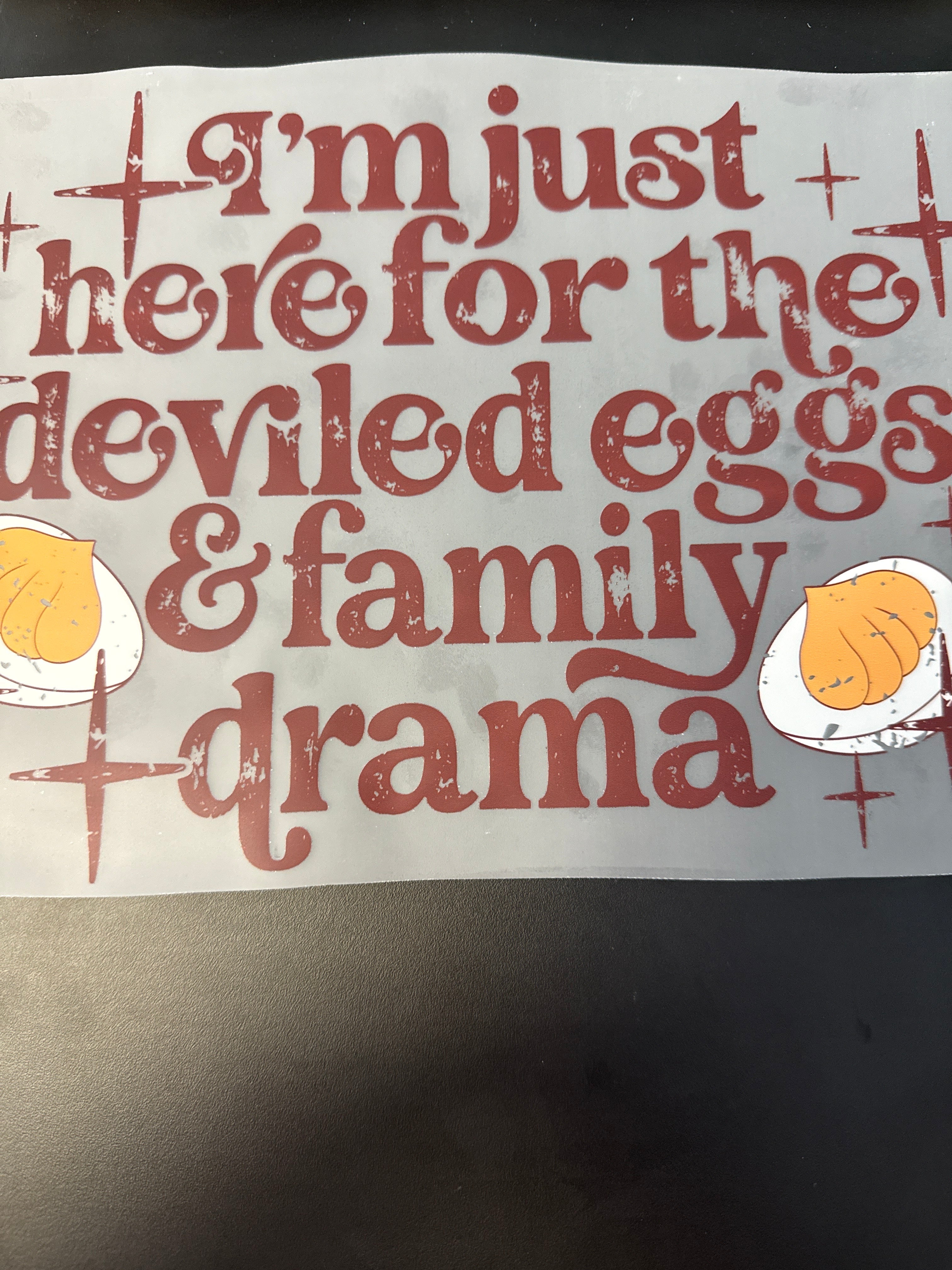 Deviled eggs & drama
