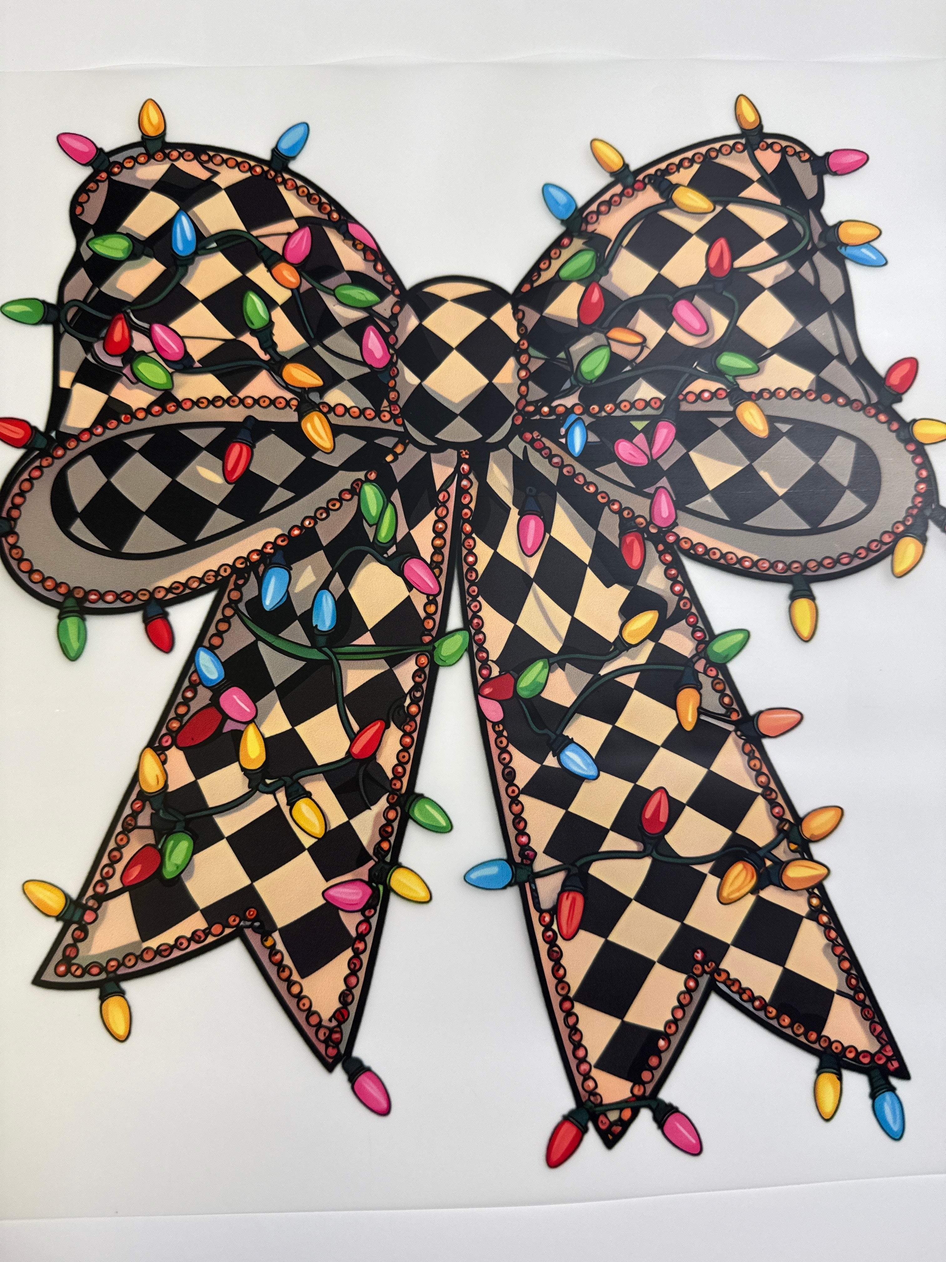 Checkered bow