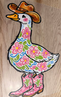 Floral goose