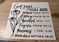 God says you are