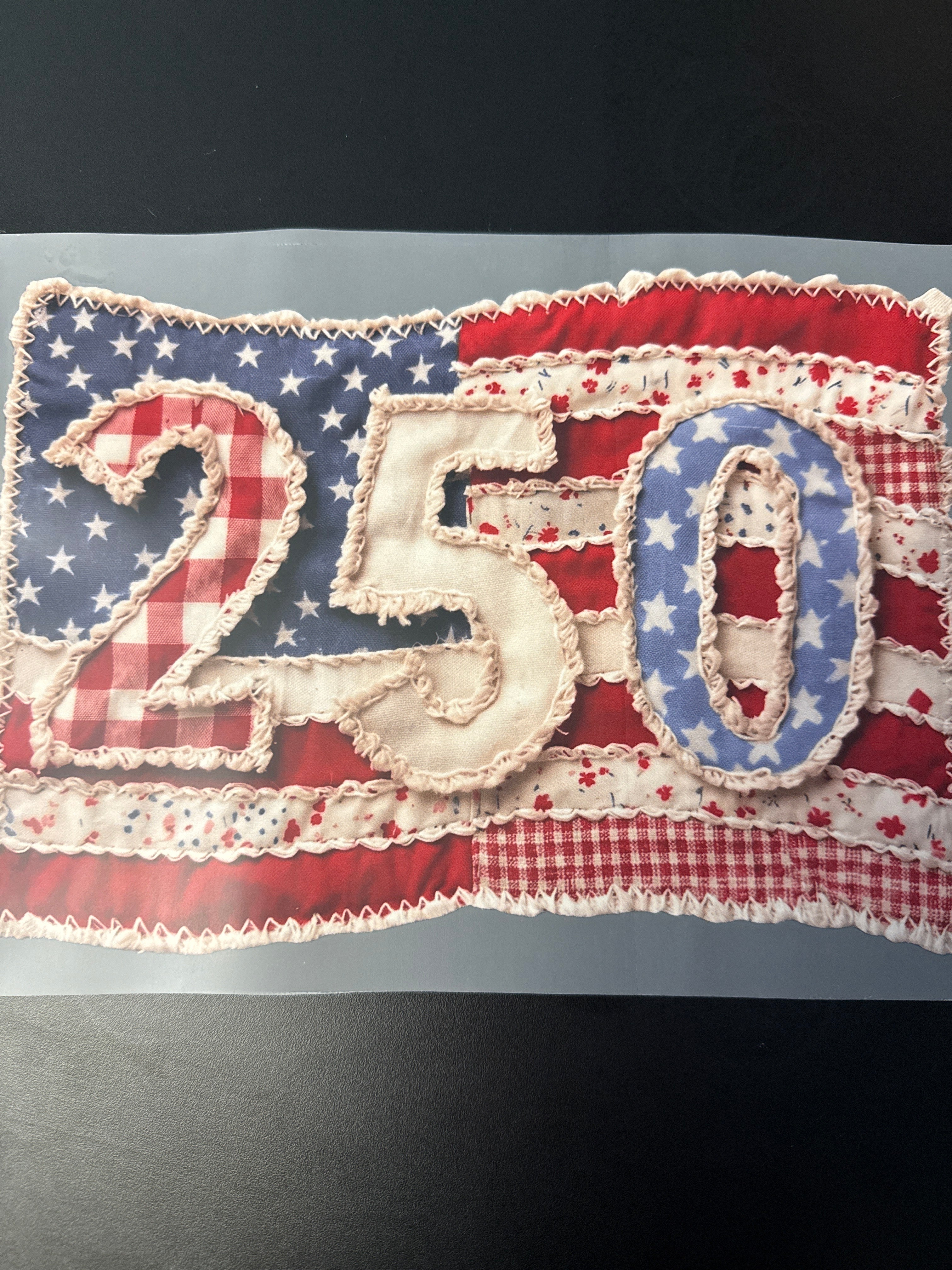 250 quilt flag