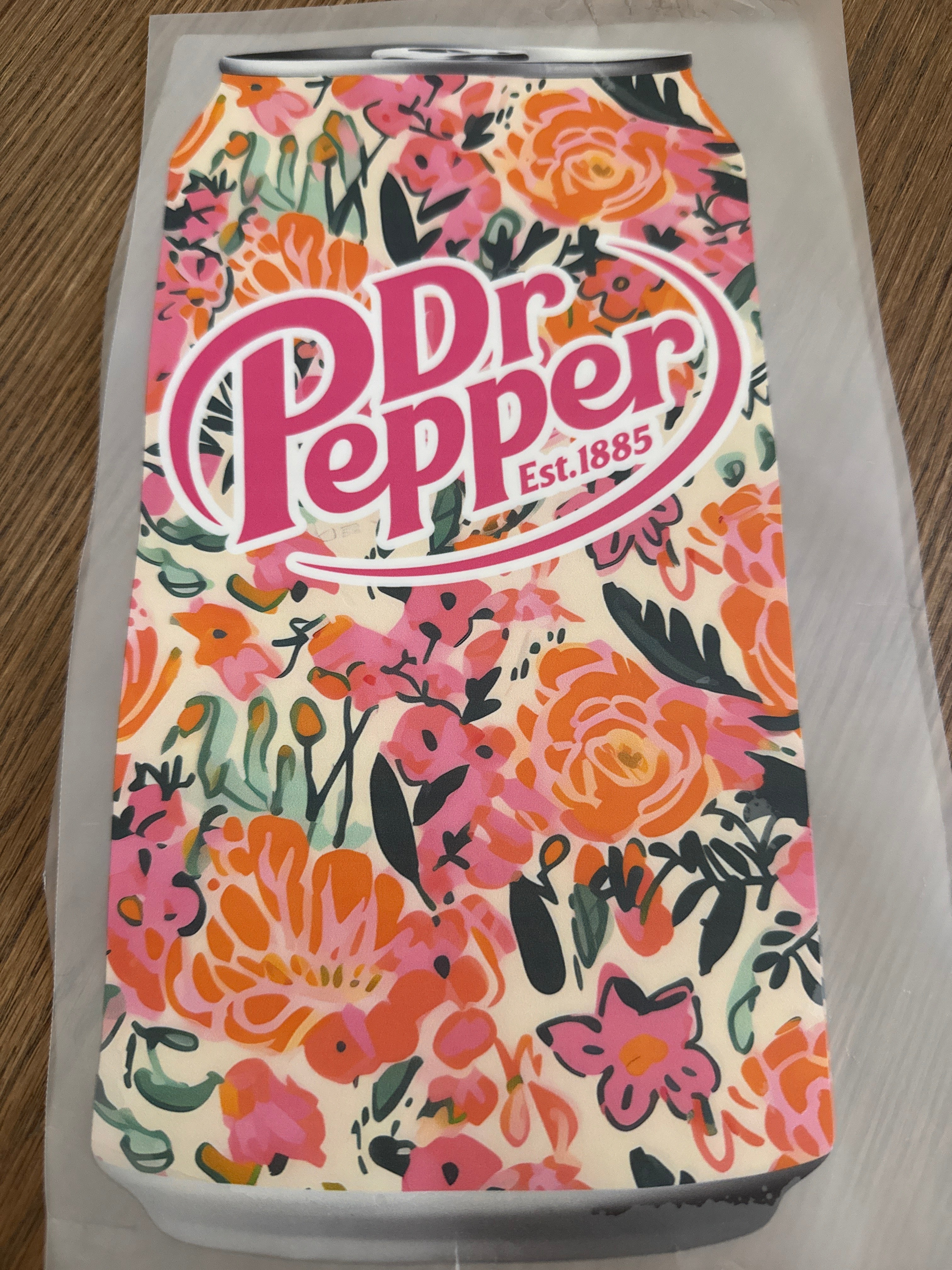 Floral Dr Pepper