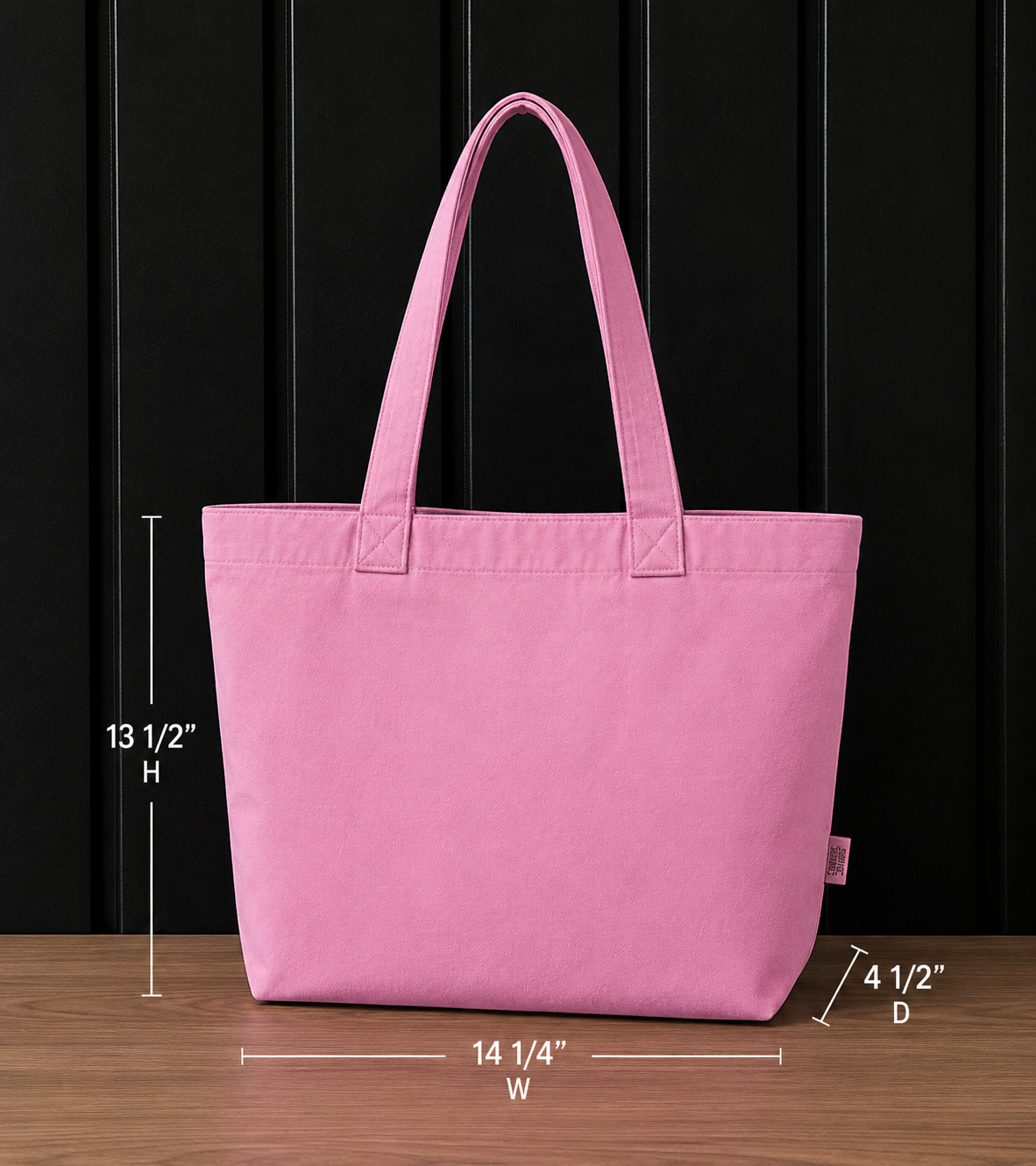 ROSE QUARTZ COMFORT COLORS TOTE