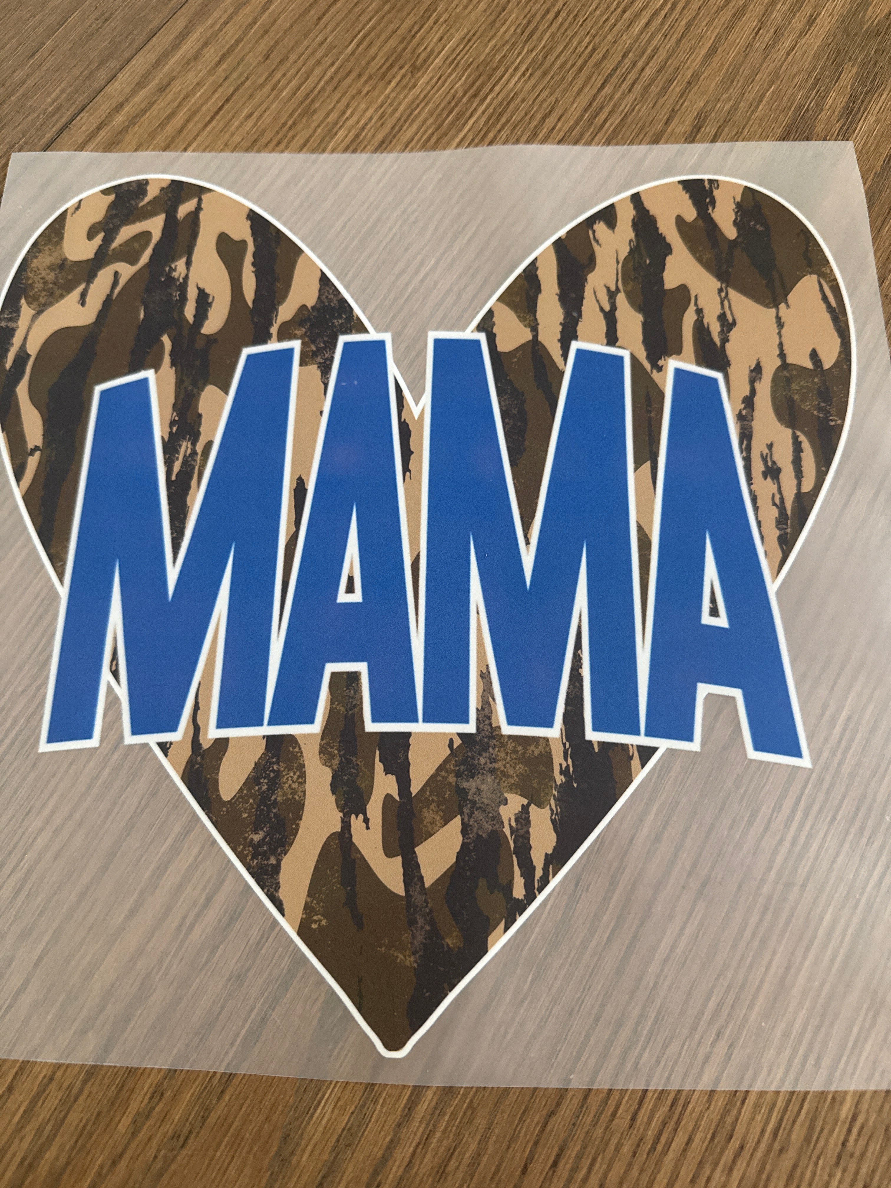 Camo heart mama
