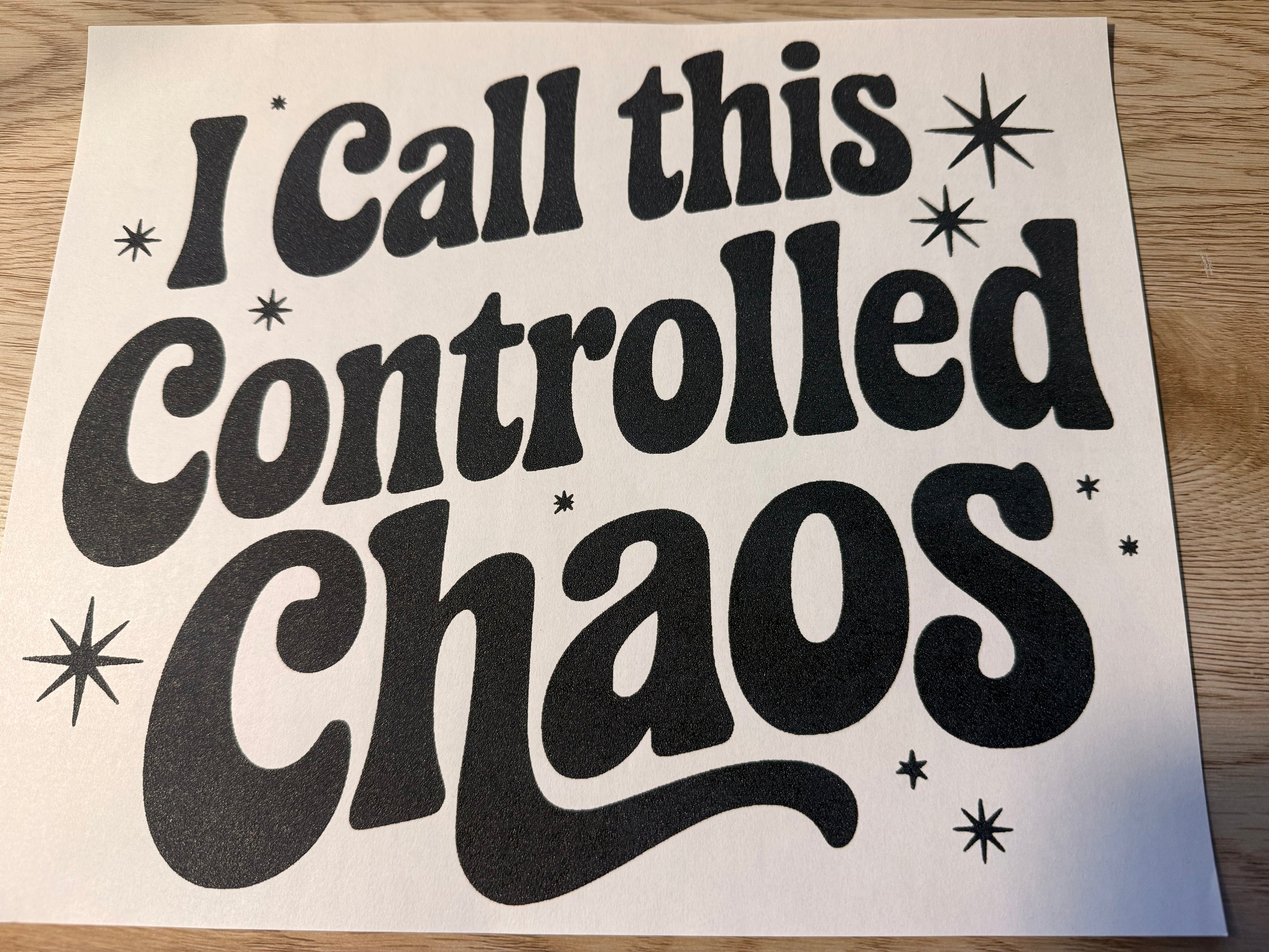 Controlled chaos