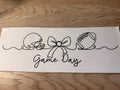 Game day football bow