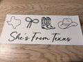 She's from Texas