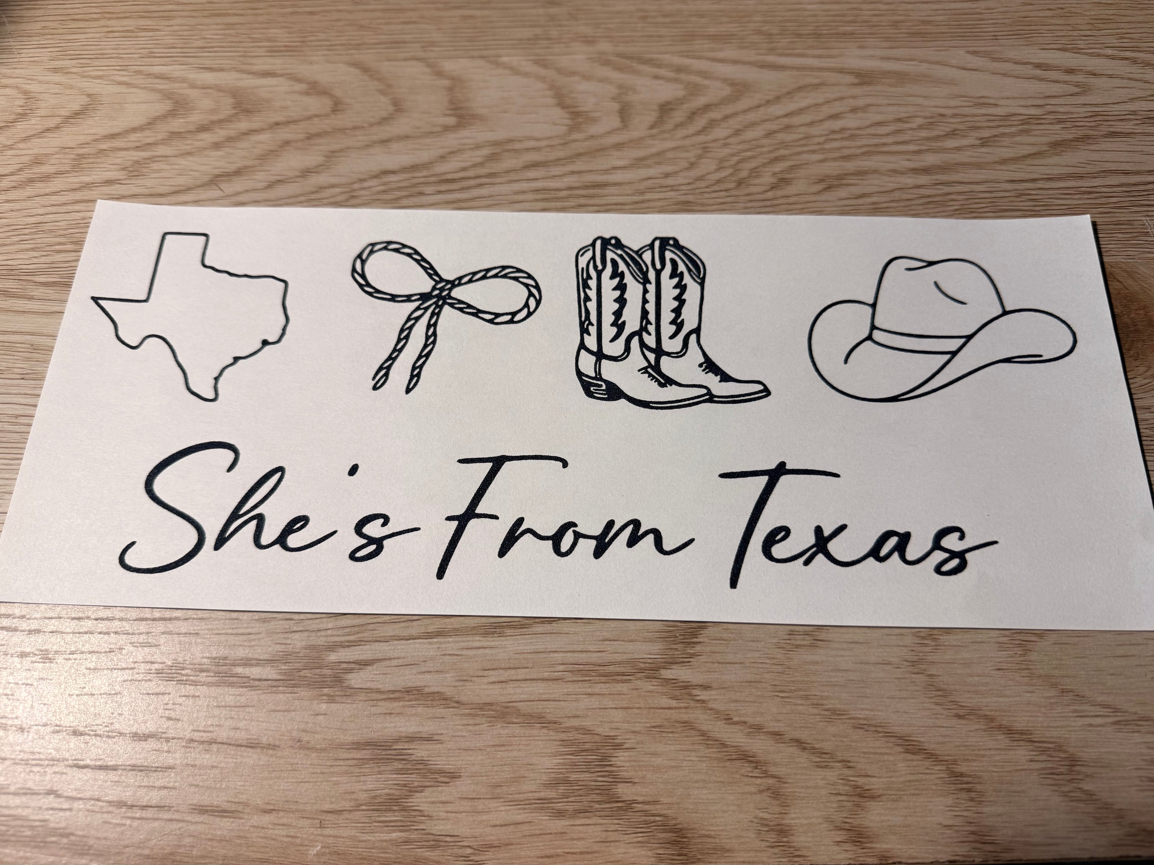 She's from Texas